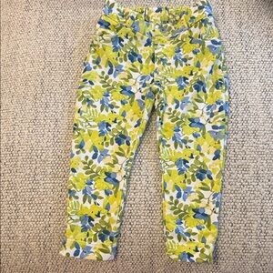 Mayoral Green Blue Floral Pants 12M